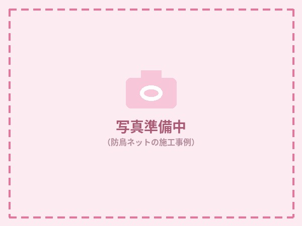 防鳥ネット施工事例（写真は準備中です）